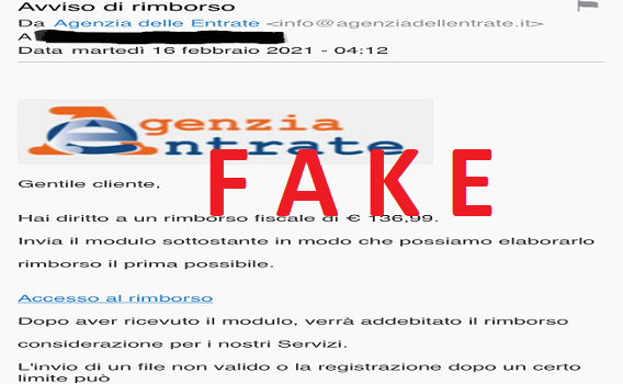 false email